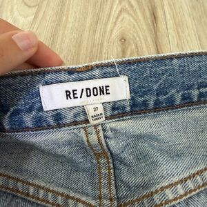 Re/Done Light Blue Denim Jeans